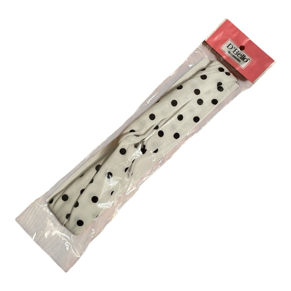 D'Bello Polka Dot Headband